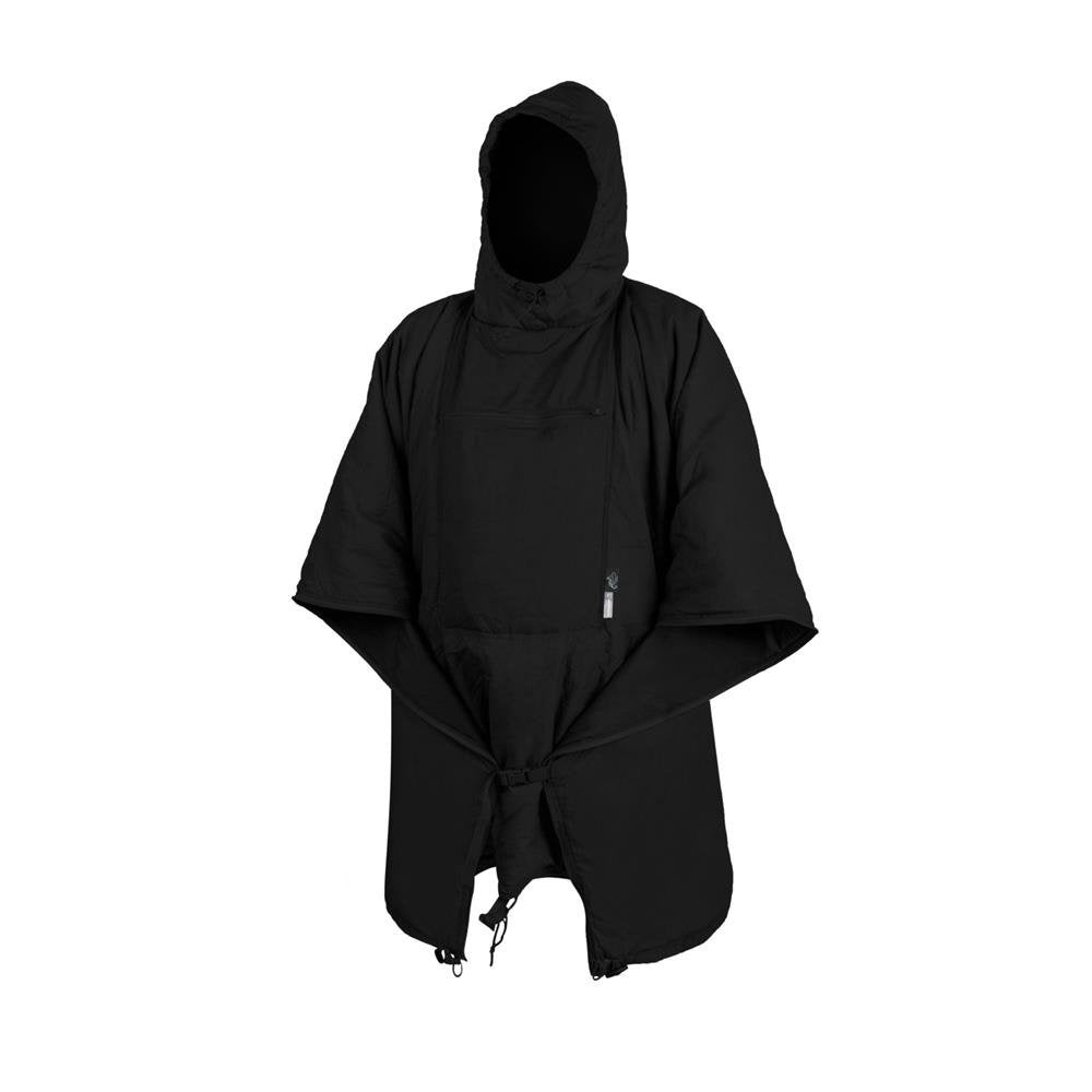 Helikon - Poncho Swagman Roll - Windpack - Climashield - Black - PO-SMR-NL-01
