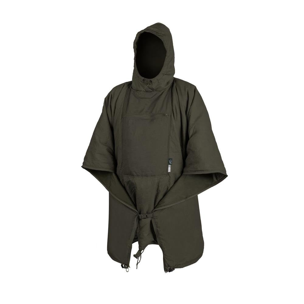 Helikon - Poncho Swagman Roll - Windpack - Climashield - Taiga Green - PO-SMR-NL-09
