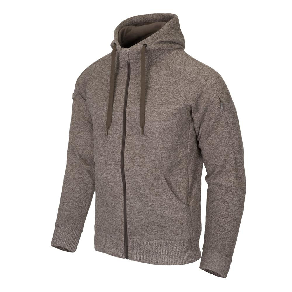 Helikon - Covert Tactical Hoodie - Fullzip - Light Brown Melange - BL-CHF-SF-M6