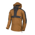 Helikon - Softshell Jacket Anorak Woodsman - DuraCanvas - Coyote/Ash Grey - KU-WDN-DC-1185A