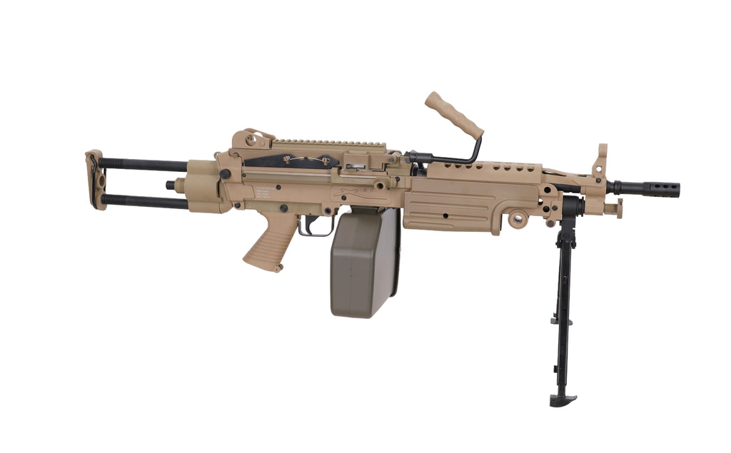 FN HERSTAL M249 PARA CORE machine gun AEG -Tan