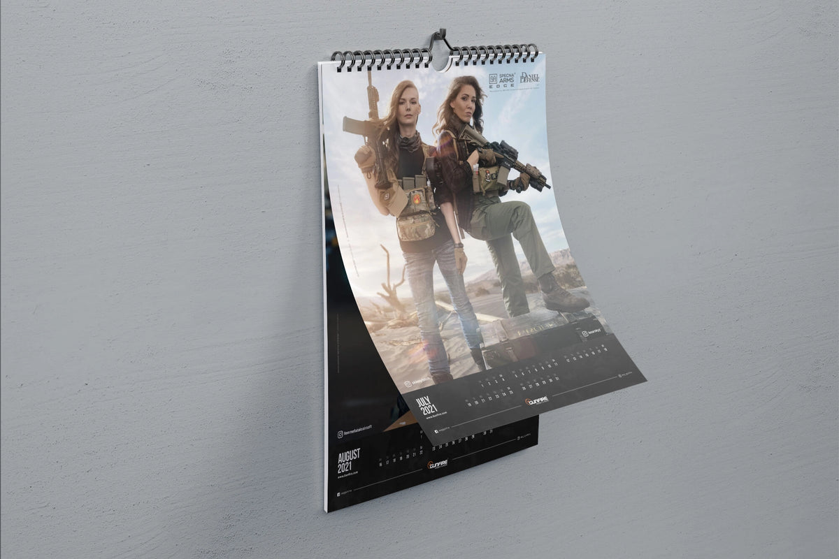 Gunfire Girls 2021 Calendar
