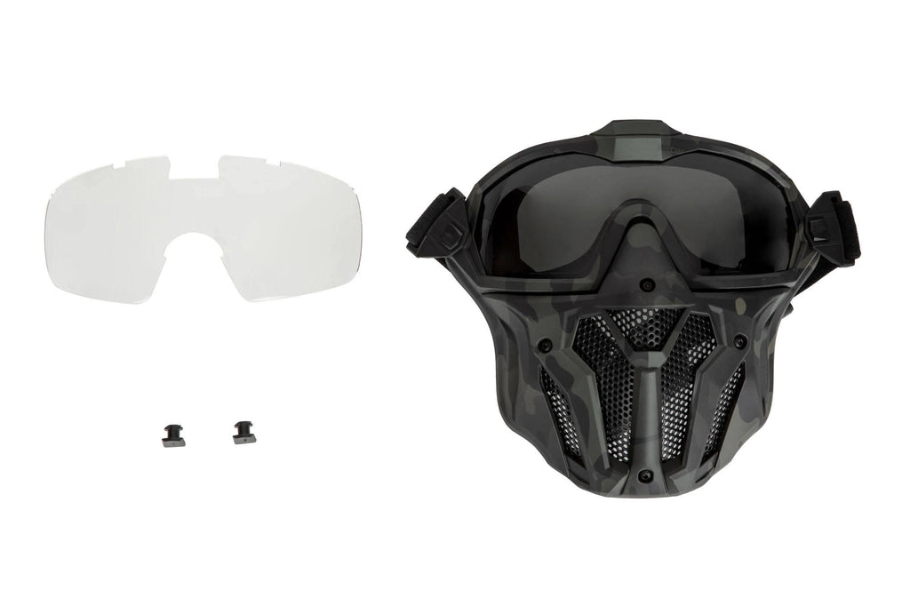 Mask with Goggles and Fan - MC Black