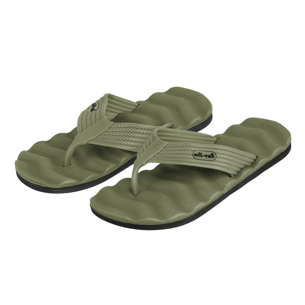 Mil-Tec - Flip-Flops Tactical Combat - Olive Drab - 12893001