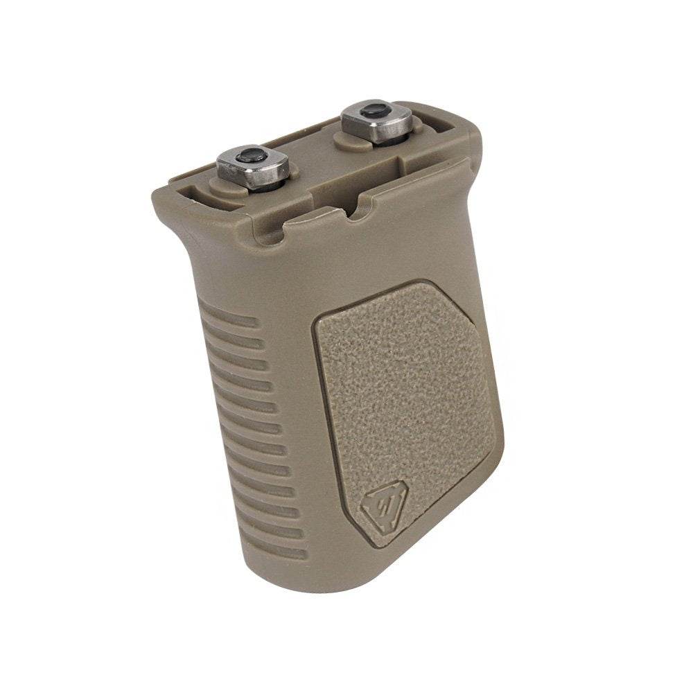 Strike Industries - M-LOK Angled Vertical Grip - Short - FDE - SI-AR-CMAG-S