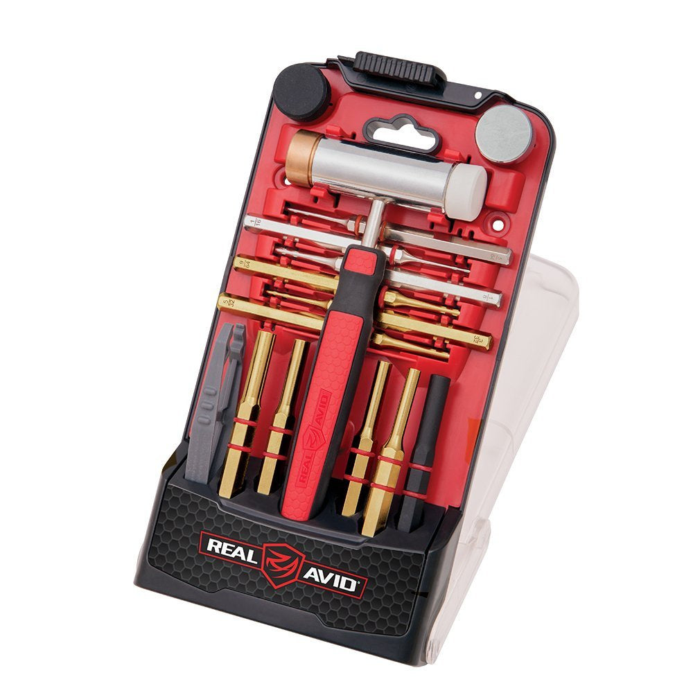 Real Avid - Accu-Punch Hammer with Brass & Steel Pin Punch Set - AVHPS-B