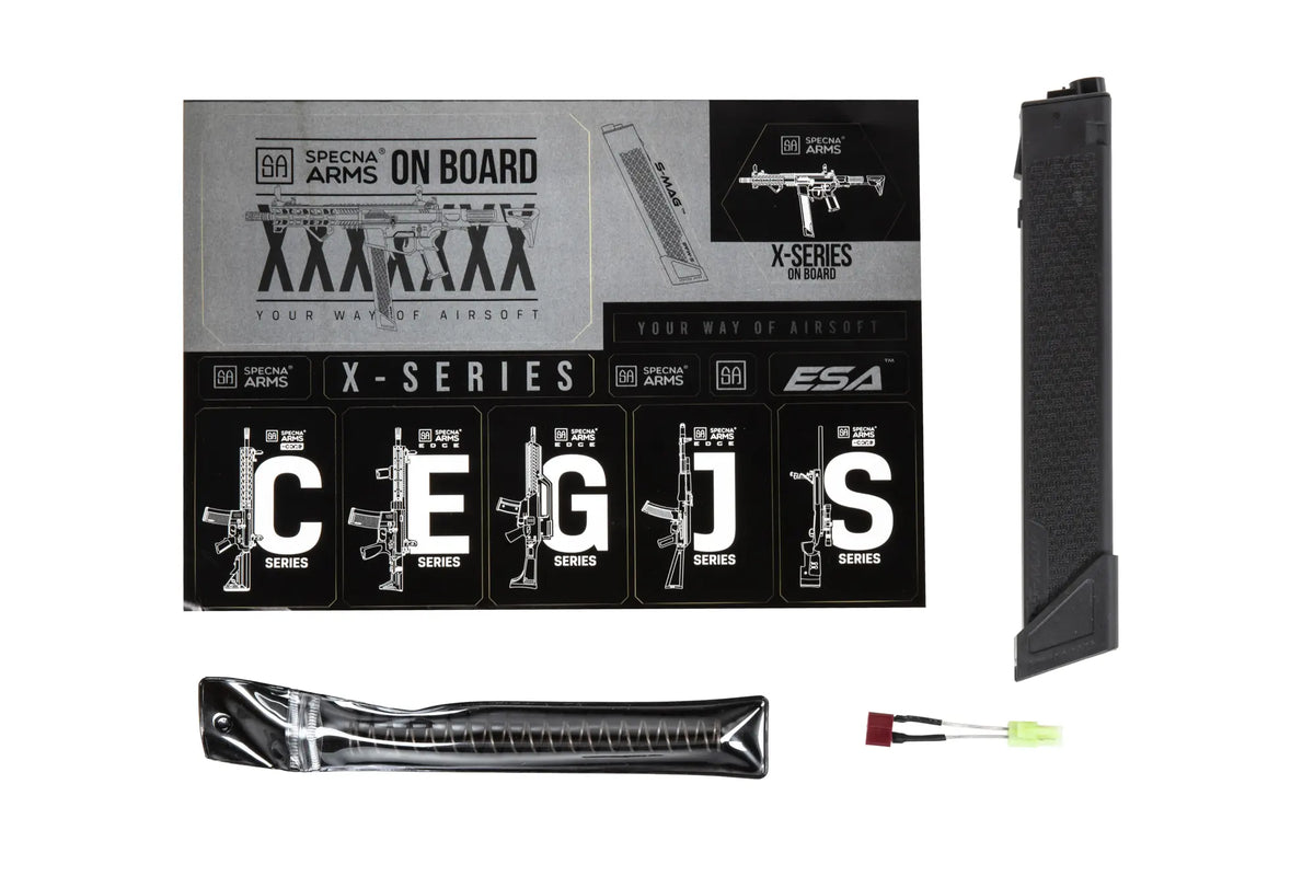 airsoft Specna Arms SA-FX02 FLEX™ HAL ETU™ Machine Gun Black