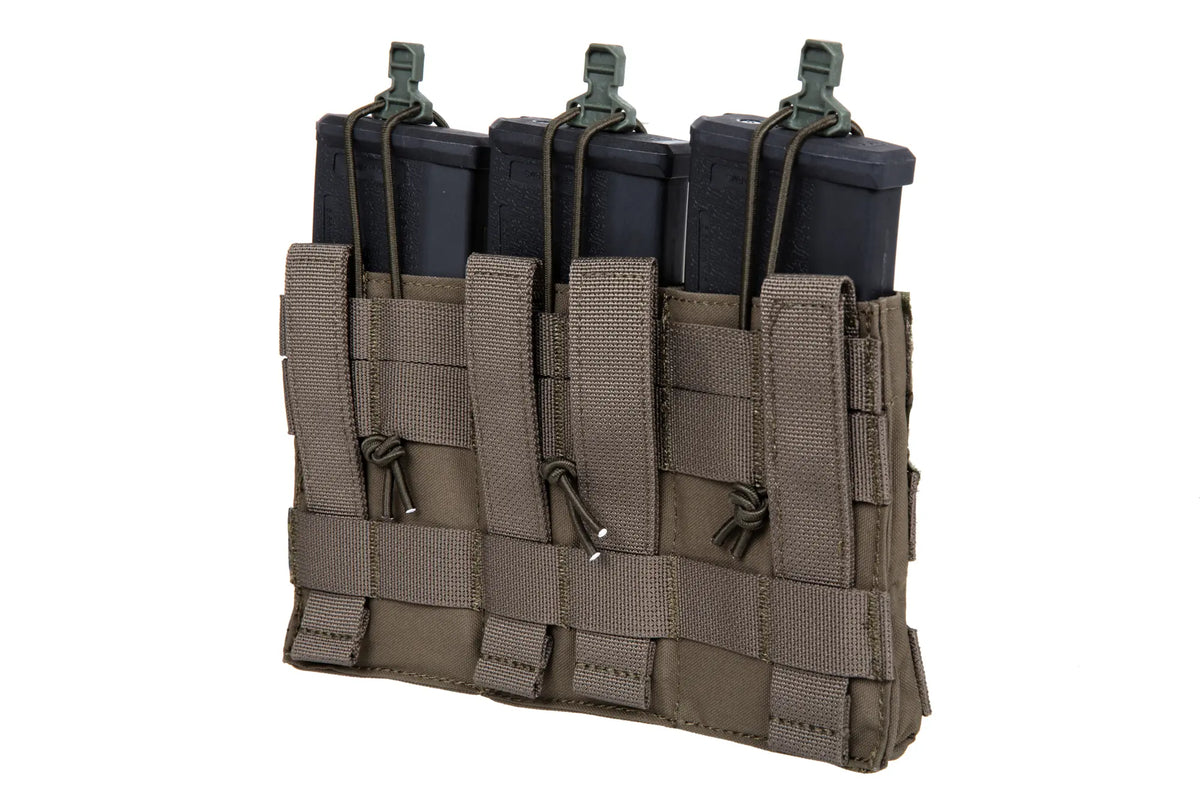 Primal Gear Ranger Green triple universal magazine pouch