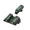 GunPany - Fiber Sights Combo for Glock - Long - Green - SCIS-05
