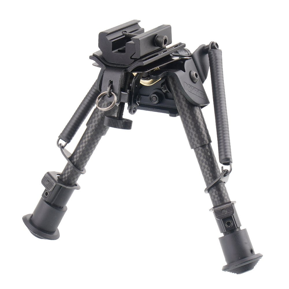 Rokstad - Carbon Fiber Spring Bipod - Swivel - 155-230 mm - RSCFS-06