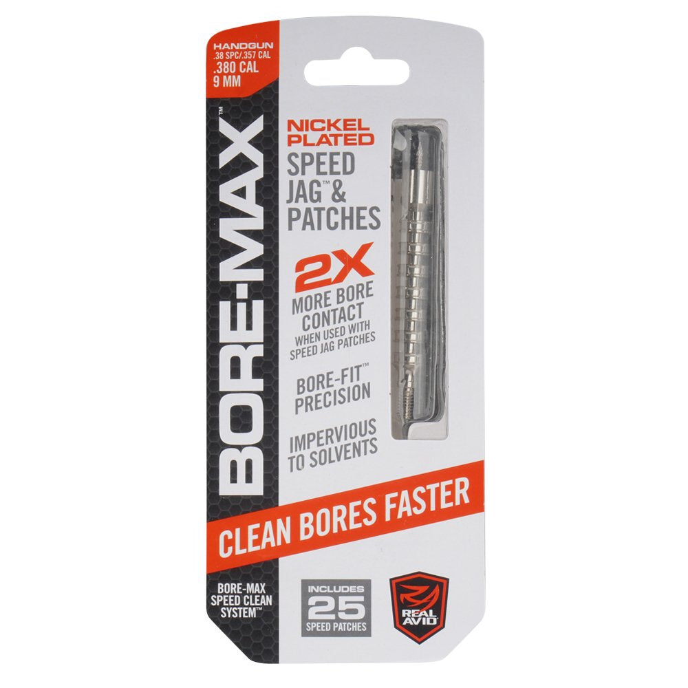 Real Avid - Weapon wiper with holder Bore-Max Speed Jag - 9 mm - AVBMJAG9MM