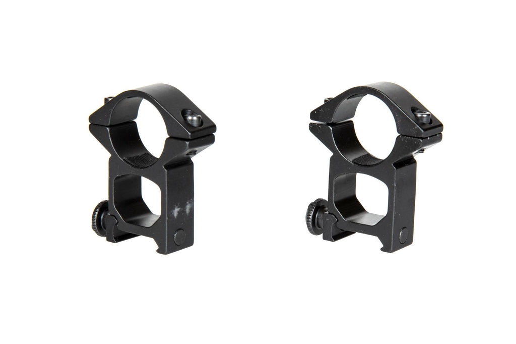 Two-part optics mount for RIS rail (high)