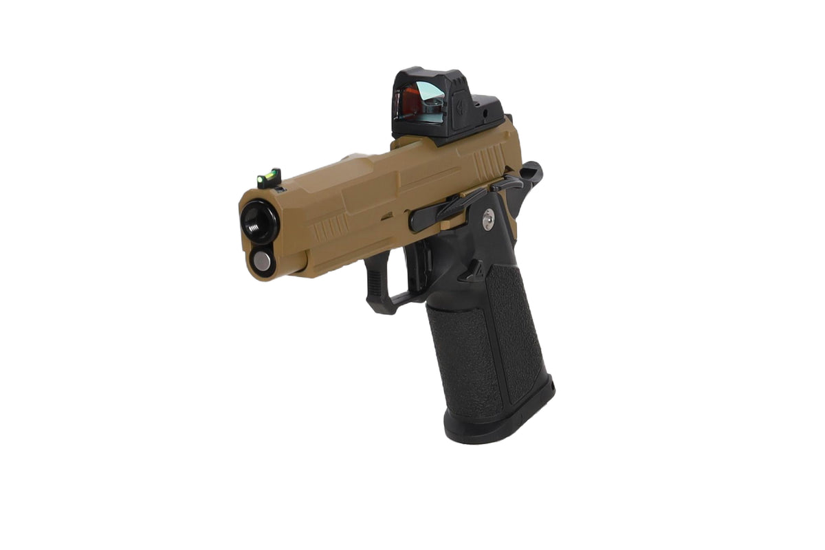 Arcturus Hi-Capa Vanguard 4.3" GBB Pistol (Optics Ready/Kolimator ARS-1) - Half-Tan