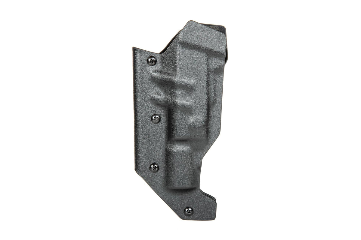 Kydex Holster for GBB Replicas with X300 Flashlight and Silencer (TYPE 2) - Black