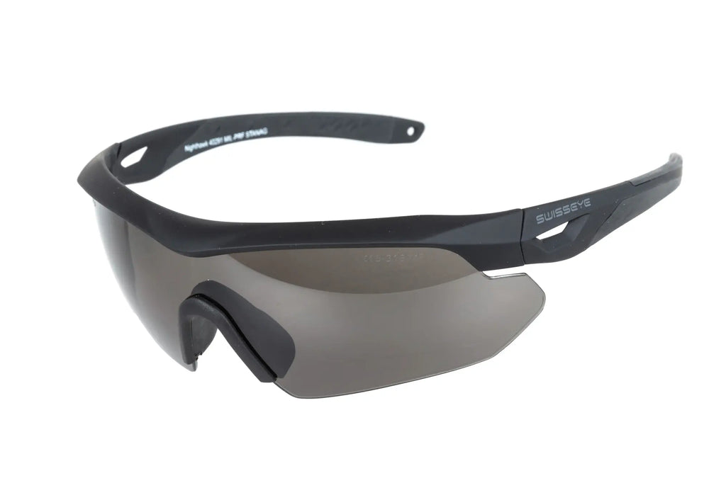 Swiss Eye Nighthawk Safety Glasses Black