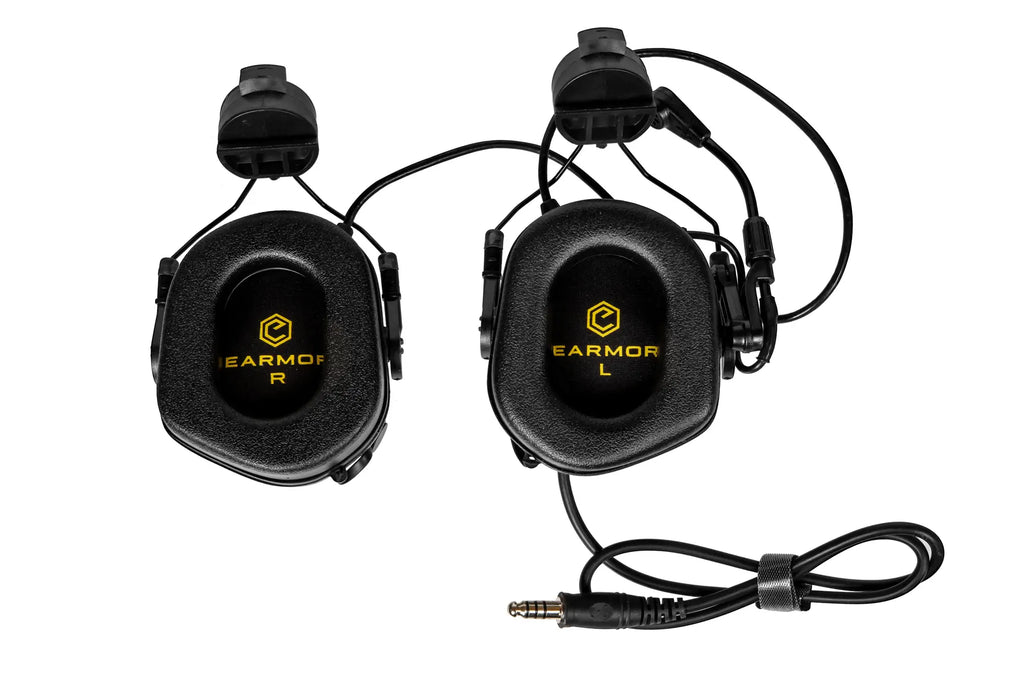 M32H  Active noise reduction headset  for ARC rails - Black