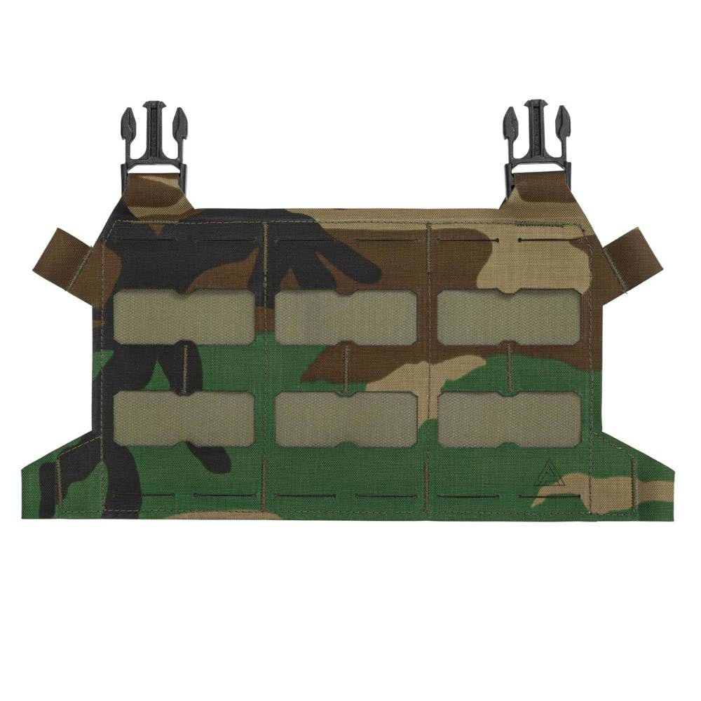 Direct Action - Front Panel Skeletonized Plate Carrier Flap - Woodland - PC-SKFP-CD5-WDL