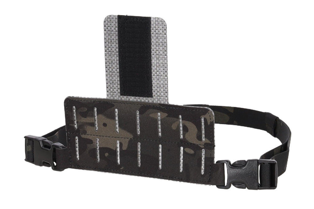 Molle panel for additional accessories Wosport MB-ACC-02 Multicam Black