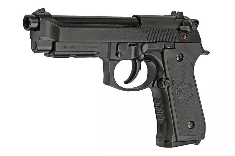 airsoft WE M9A1 v.2 pistol (LED Box) Black (OUTLET)