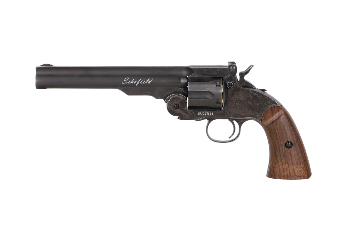 airsoft Schofield 6" CO2 revolver – Grey