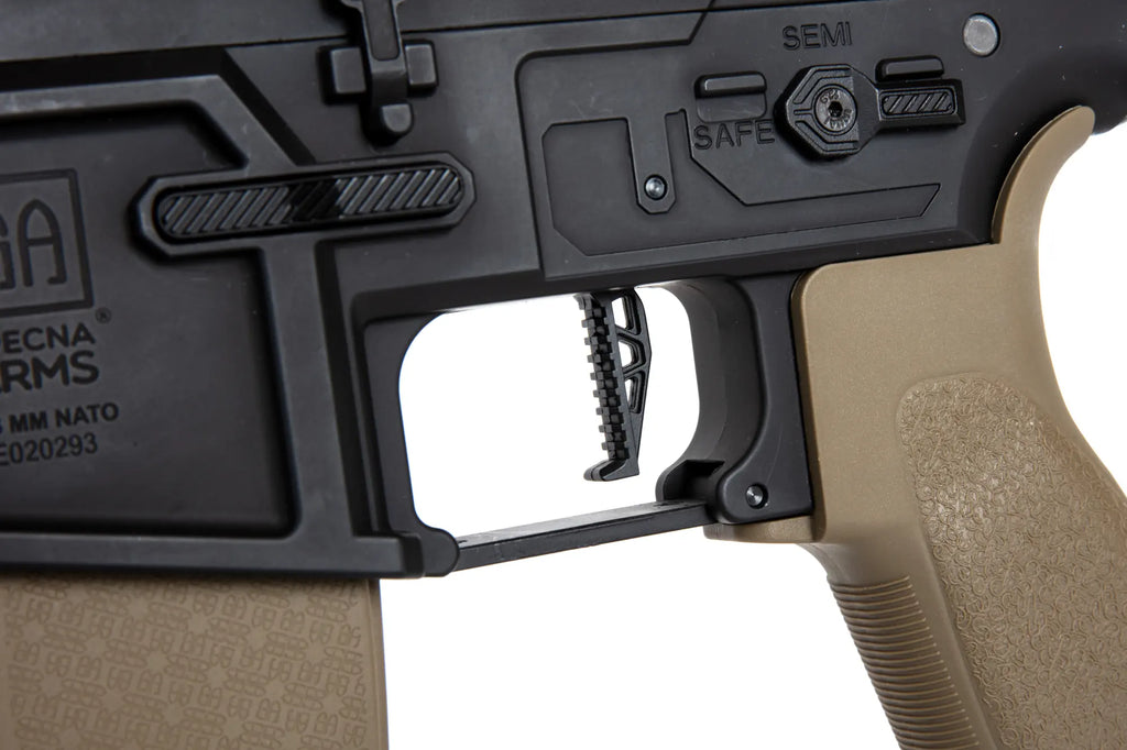 SA-E12 EDGE 2.0™ GATE ASTER Half-Tan carbine replica - New receiver/Light Ops Stock