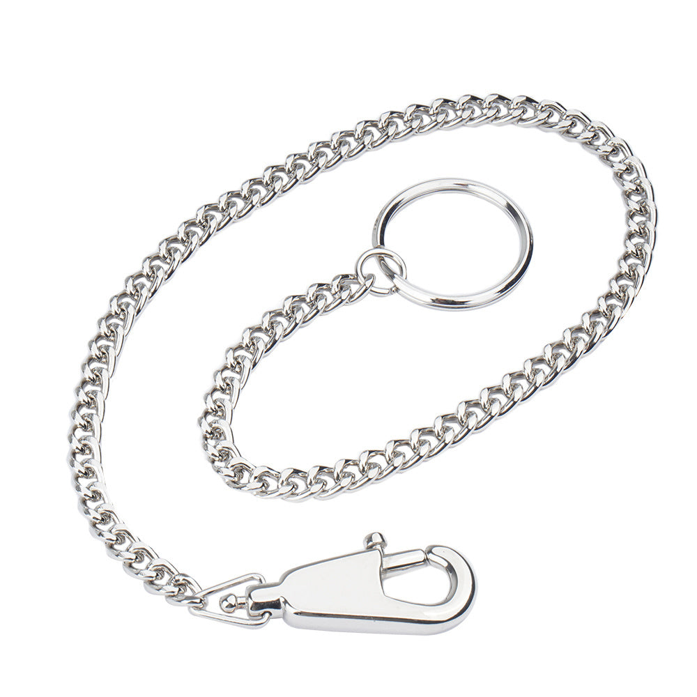 Mil-Tec - Nickel-Plated Knife Key Chain - Silver - 15450018