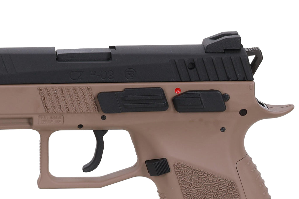 CZ P-09 GBB Pistol – Half Tan