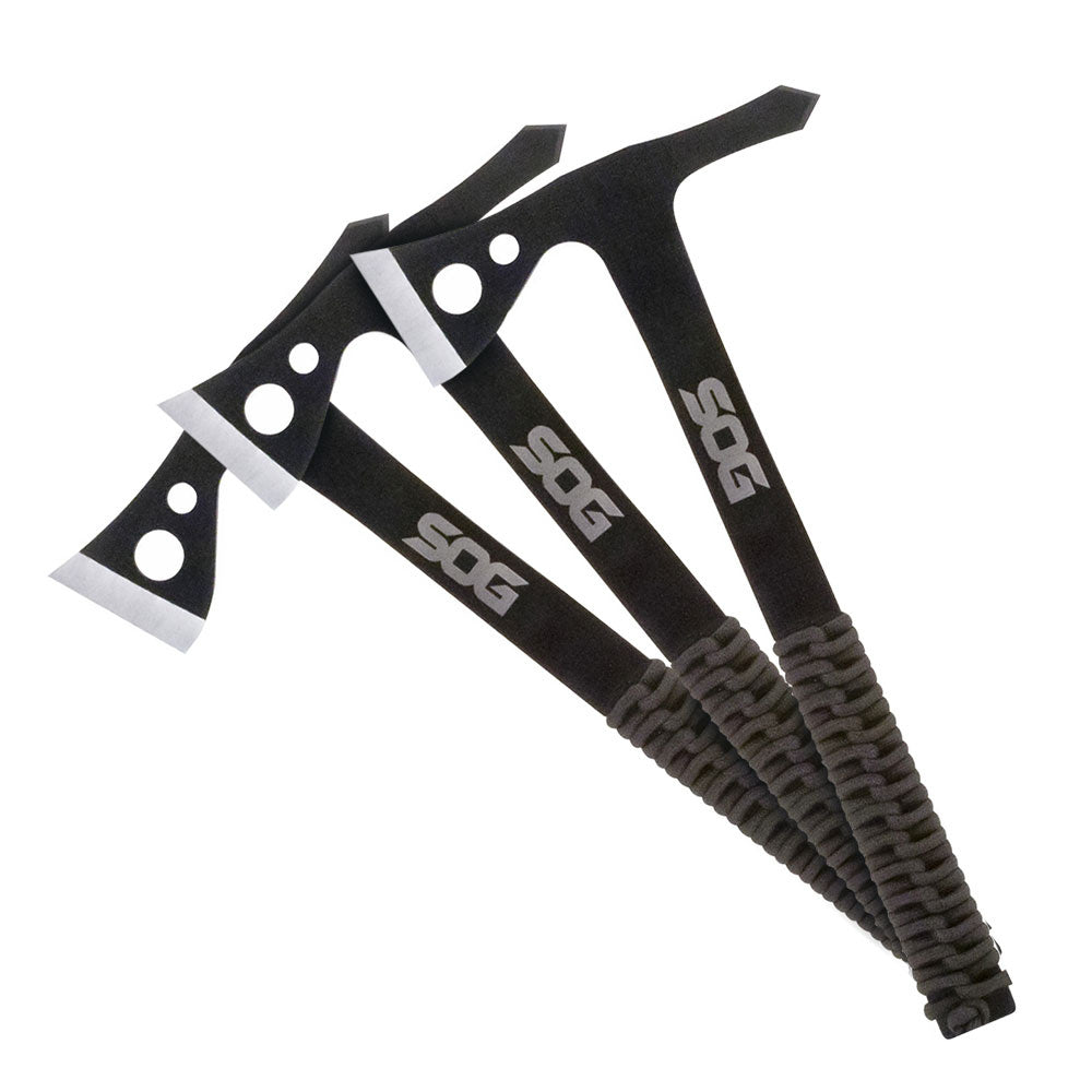 SOG - Tomahawk Throwing Axe - 3-Pack - Black - TH1001-CP