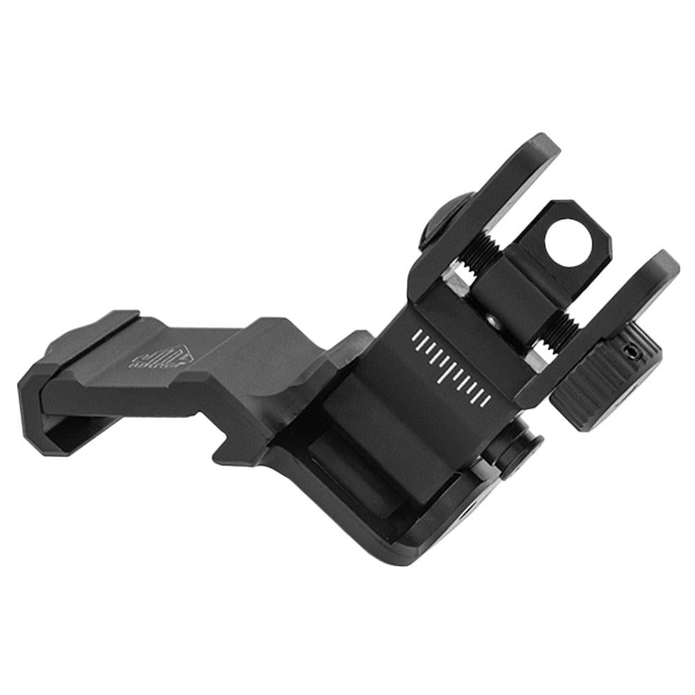 UTG - Accu-Sync Folding Rear Sight Offset - Black - MT-945