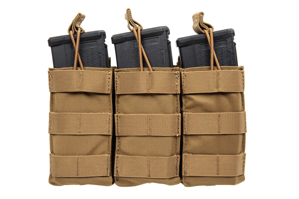 Triple open type loader for M4/M16 magazines Specna Arms Tan