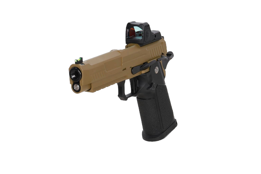 Arcturus Hi-Capa Vanguard 5" GBB Pistol (Optics Ready/Kolimator ARS-1) - Half-Tan