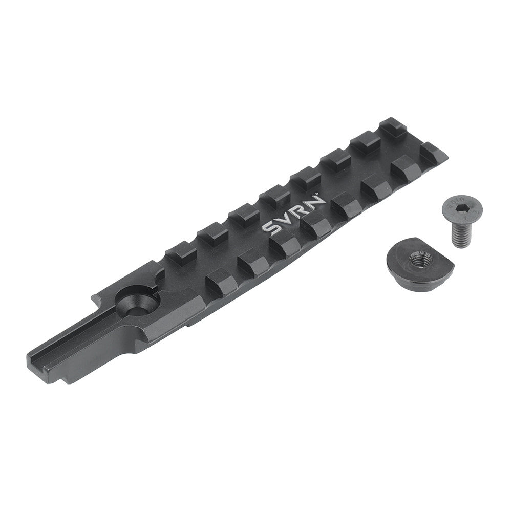 SVRN - AK Picatinny Rail - Aluminum - Black - SVRN-AKSR-01