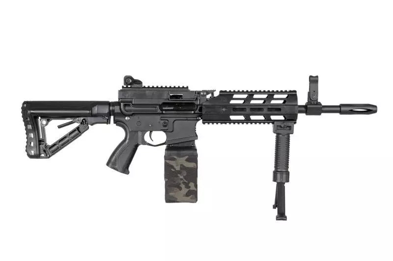 G&amp;G airsoft CM16 LMG Stealth machine gun Black (OUTLET)