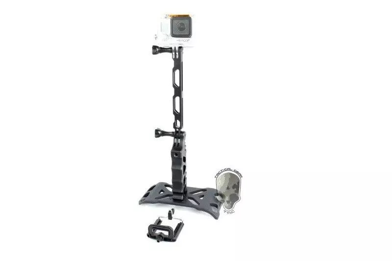 Tactical style Stand, Grip and Extender for GOPRO 3/3+ - Black
