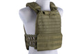 MOLLE/laser-cut plate carrier vest - olive green