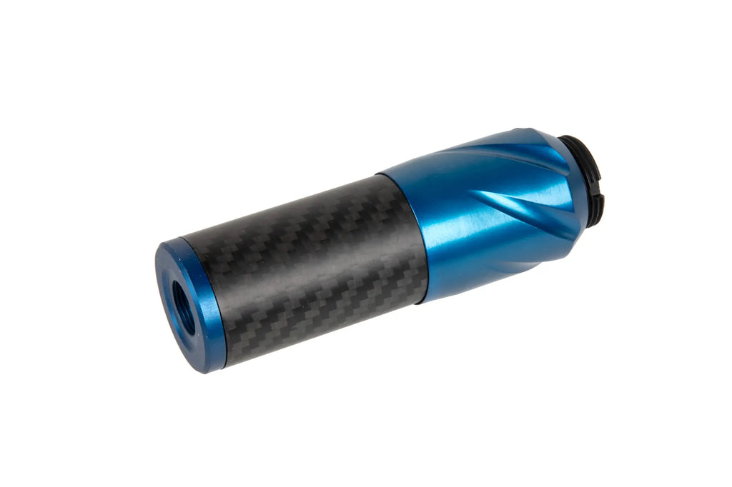 Carbon Silencer DSL2 36x100mm - Blue
