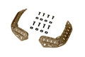 Rails set for Super High Cut helmet - Tan