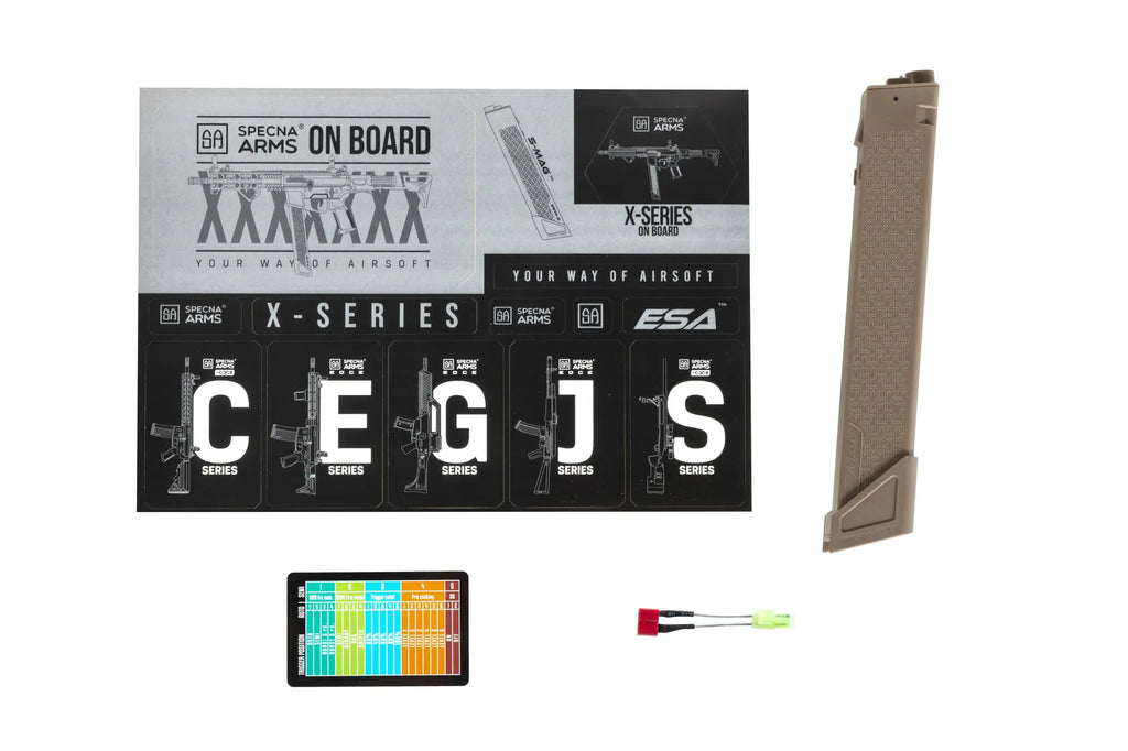 Specna Arms SA-FX01 FLEX™ HAL ETU™ 0.5J Half-Tan airsoft Carbine