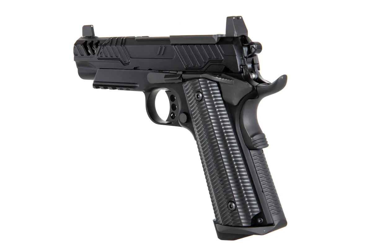 ASG PTS ZEV ED-Brown 1911 pistol (Standard Version) Black