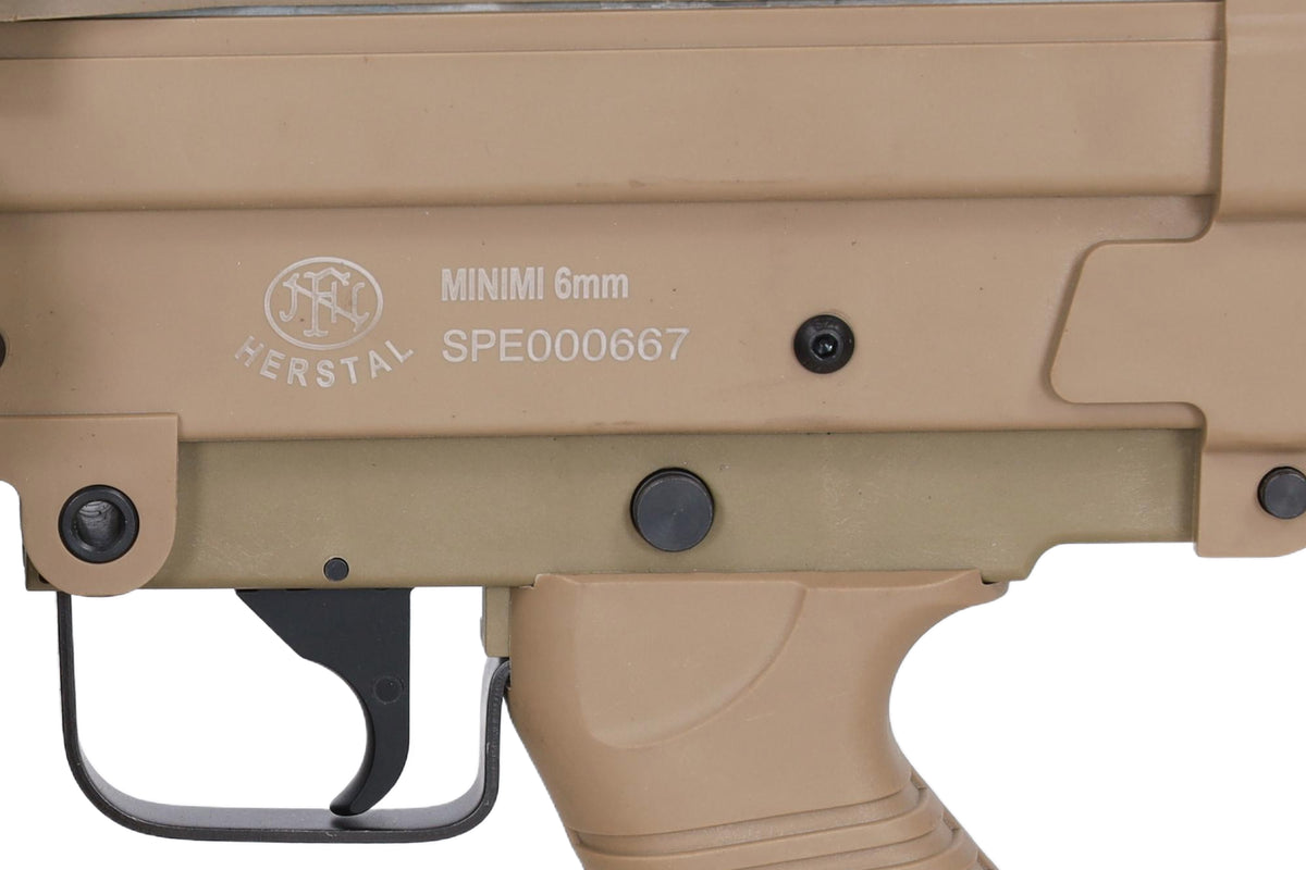FN HERSTAL M249 PARA CORE machine gun AEG -Tan