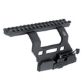 UTG - Side Mount with Picatinny Rail and M-LOK for AK QD Black MT-UAK01