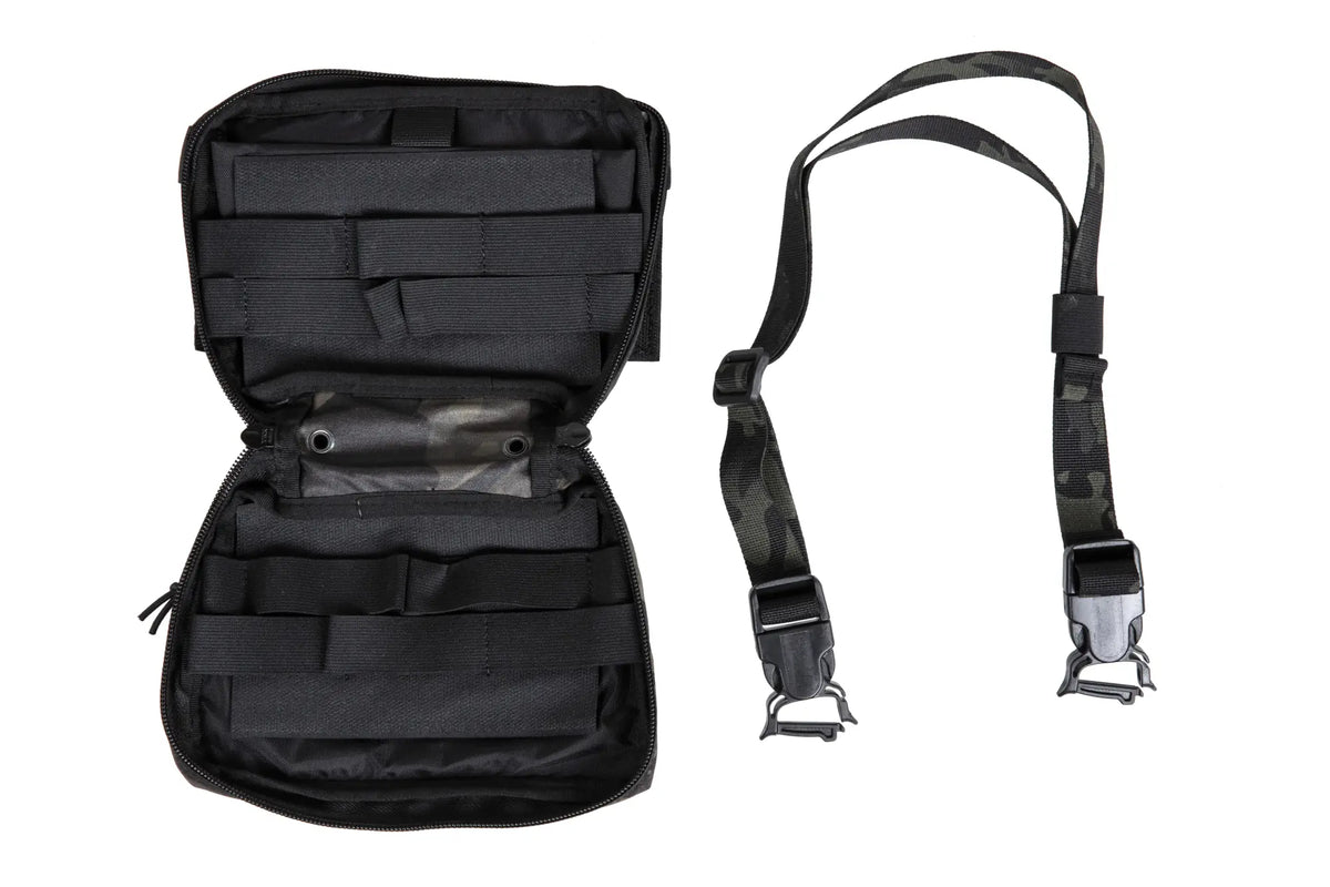 Suspended tactical pocket with QR buckle Wosport MultiCam Black