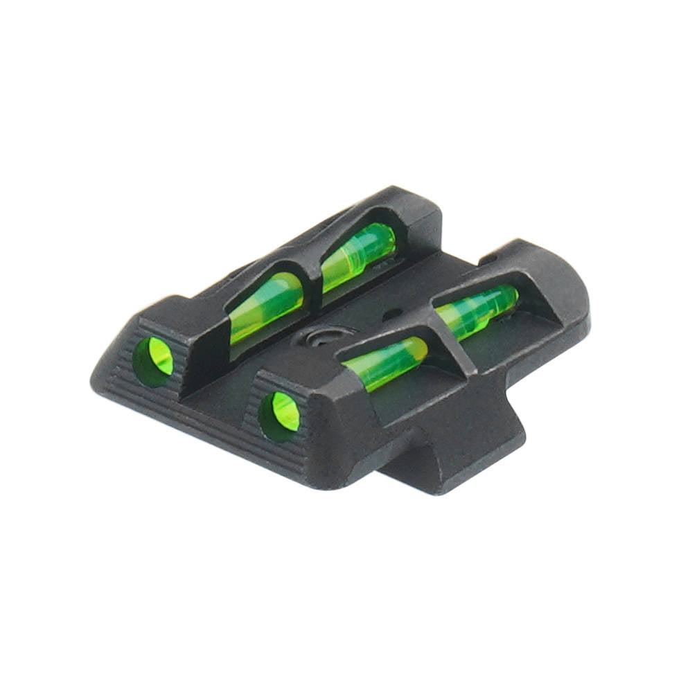 Hiviz - Fiber-Optic Rear Sights for Glock 42/43 - GLLW11