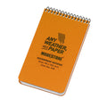 Modestone - Waterproof Notebook Any Weather - 76 x 130 mm - 50 sheets - Orange - A18