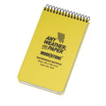 Modestone - Waterproof Notebook Any Weather - 76 x 130 mm - 50 sheets - Yellow - A14