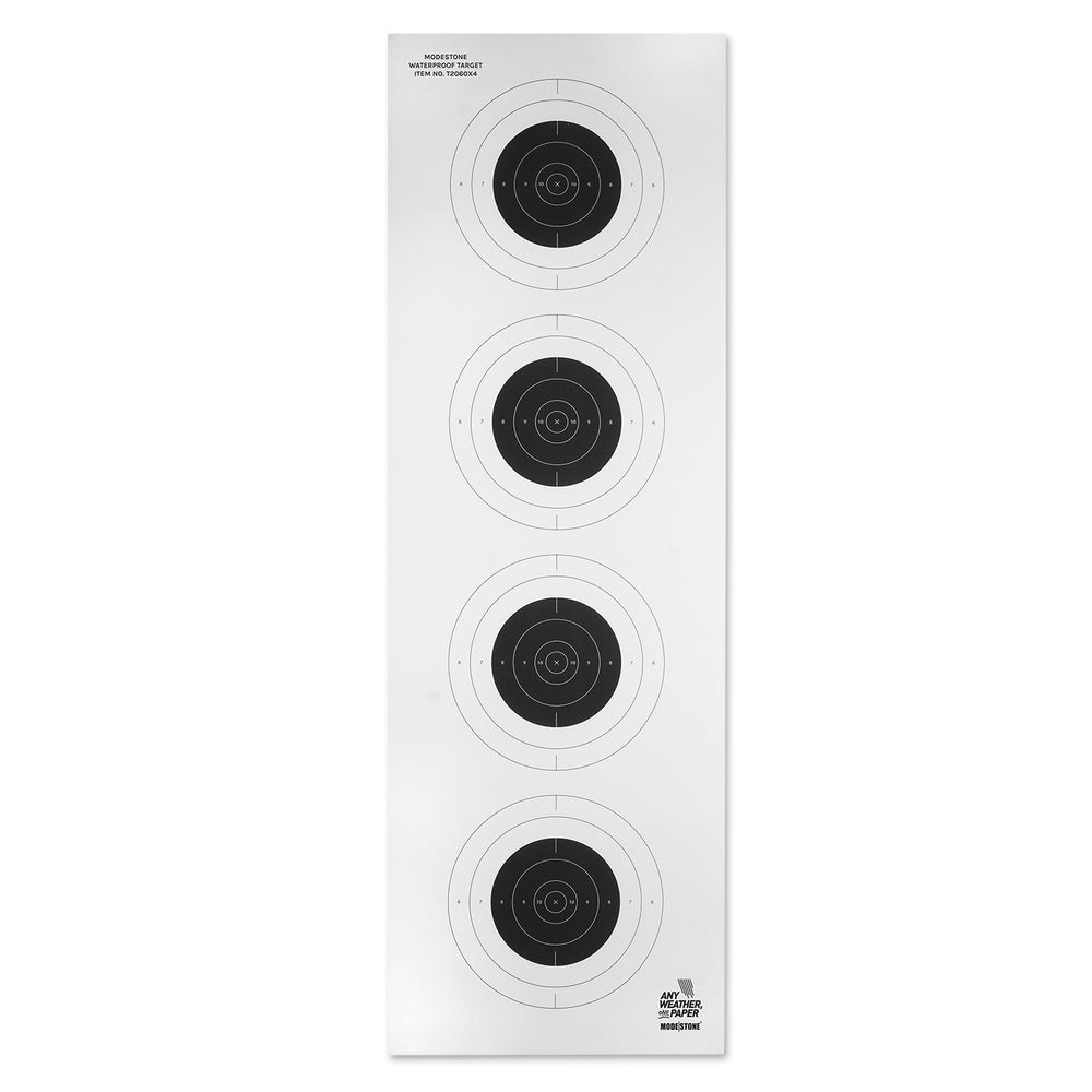 Modestone - Waterproof Snipers Target 4x - 600 x 200 mm - 10 pcs - T2060X4