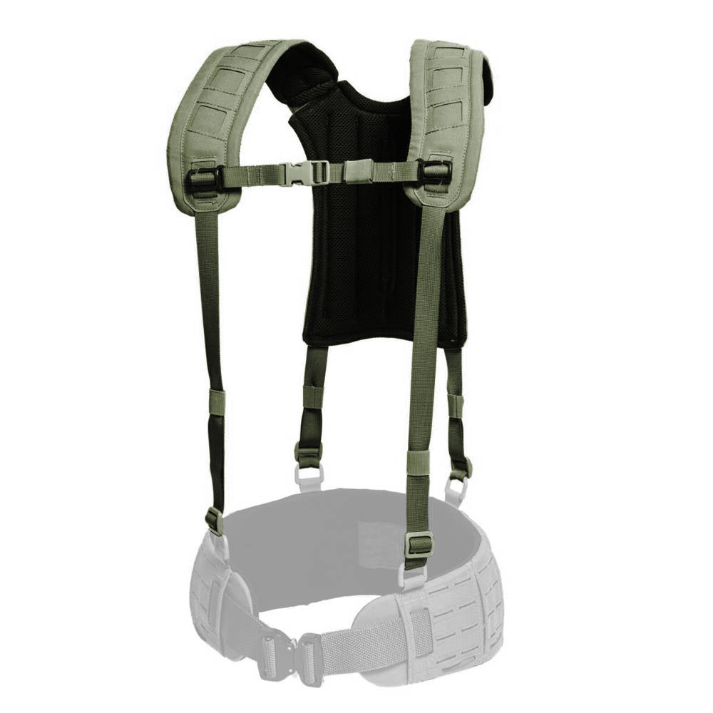 Templars Gear - H-Harness 4-point Tactical Suspenders - MOLLE -  Ranger Green - TG-H-HAR-4-RG