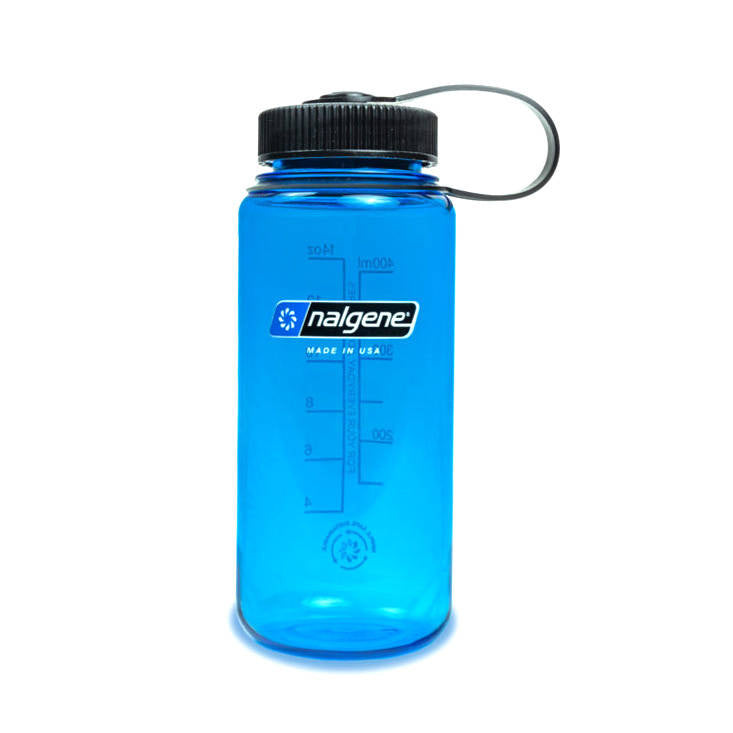Nalgene - Water Bottle 16 oz Wide Mouth Sustain - 53mm Thread - 500ml - Blue - 2020-1816
