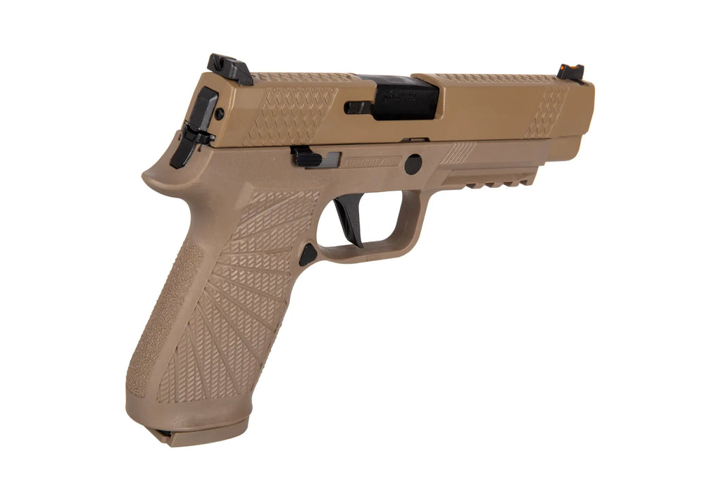 WE F17 Green Gas Pistol replica TAN