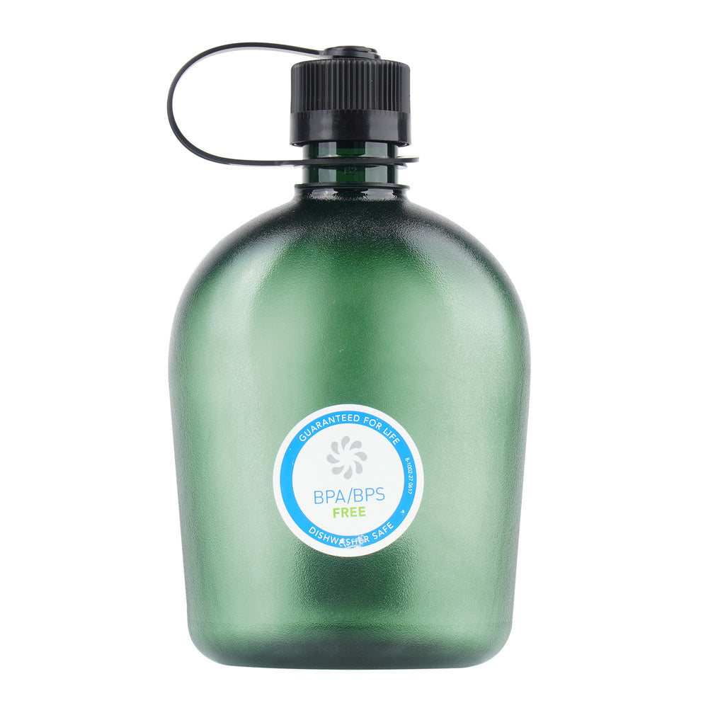 Nalgene - Oasis Canteen 32oz Sustain - 38mm Thread - 1L - Foliage Green - 1777-9910